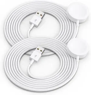 2 Packs for Apple Watch Charger Magnetic Fast Charging Cable [Portable] Magnetic Wireless Charging Compatible with iWatch Series Ultra/10/9/8/7/6/SE/5/4/3/2 - [3.3FT]