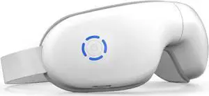 Eye Massager with Heat, Heated Eye Mask with Bluetooth Music, Massages Eye Muscles, Eye Care Gift with 5 Massage Modes and 180° Folding Design, Gifts for Friend, Mom and Dad