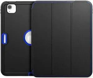 Case for iPad Air 5th 4th Gen 10.9 inch / iPad Pro 11 Inch 2022 2021 2020 2018 Shockproof Protective Cover with Pencil Holder Folding Stand Smart Magnetic Cover Auto Sleep/Wake