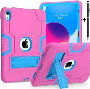 Case For iPad (A16) 11th Generation 11 Inch 2025, iPad 10th Generation 10.9 inch 2022 Protective Cover with Stand Stylus Pen Shockproof Cover + Stylus Pen