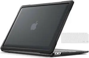 Compatible with MacBook Air 13 inch Case 2022 2021-2018 Release A2337 M1 A2179 A1932 Retina Display Touch ID Rugged Hard Shell Shockproof Cover with Keyboard Skin