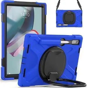 For Lenovo Tab P11 Pro 11.2 inch 2nd Generation 2022 Case TB-132FU TB-138FC Rugged Shockproof Cover with Hand Strap Shoulder Strap