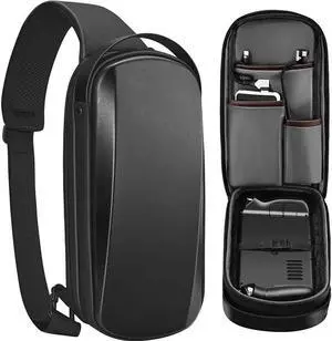 Carrying Case for Steam Deck Console & Accessories Shockproof Hard Shell Protective Crossbody Shoulder Che Stand Backpack with Pockets for Travel Home