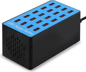 Charging Station, 100W20Port USB Charging Station, Multiple USB Charger Station, Charging Station for Multiple Devices, Multi USB Charging Station, Chargers for Multiple Devices