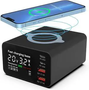 Multi Charging Station, 110W 4Port Usb Charging Station, Multiple Usb Charger Station, Charging Station for Multiple Devices, Multi Usb Charging Station, Chargers for Multiple Devices