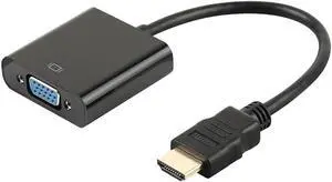 1Pcs VGA Female To HDMI Male Audio Converter Adapter Splitter Speaker AUX Cable Optico Digital Jack 3.5mm Digital Audio Extractor Hub