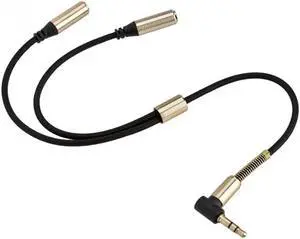 1Pcs VBESTLIFE 3.5mm Audio Splitter Cable Computer Jack 3.5mm 1 Male to 2 Female Mic Y Splitter AUX Cable Headset Splitter Adapter