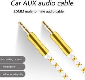1Pcs Mini 3.5mm Stereo Earphone Headphone Audio Y Splitter Jack Male to Male Adapter Cable Audio Line Converter auxiliary cable