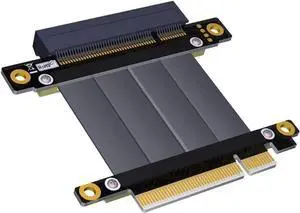 PCIe X8 to X8 Adapter Cable for Graphics Video Card PCI Express Extender PCIe X8 to PCIe X8 Slot Extension Cable for 1U 2U Server (5CM)