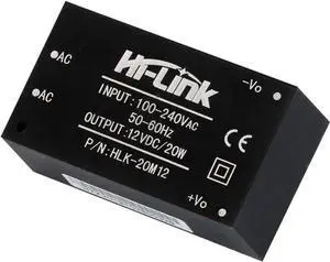 HI-Link HLK-20M12 AC-DC 220V to 12V 20w Step-Down Power Supply Module Intelligent Household Switch Power Supply Module (1 PCS) HI-Link HLK-20M12 AC-DC 220V to 12V 20w Step-Down Power Supply Module Intelligent Household Switch Power Supply Module (1 PCS)