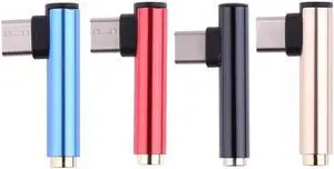 1Pcs 2 in 1 USB C Type C to 3.5mm Jack AUX Audio Headphone Adapter Splitter Converter Cable for Xiaomi Letv Audio Splitter Promotion