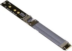 R44SF / R24SF M.2 NVMe SSD Extension Cable Solid State Drive Riser Card Support M2 to PCI Express 3.0 X4 PCIE Full Speed 32G/BPS(R44SF 20CM)