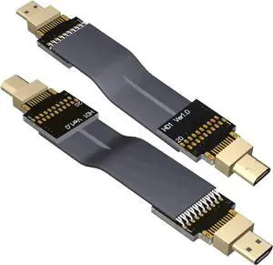 Cable Micro HD-MI V2.0b Compatible Cable (18Gbps, 4K@60Hz) Compatible with GoPpro Camera Aerial Photography (25CM,D1-D1)