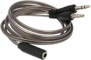 1Pcs 3.5mm Audio Y Splitter Cable 1 Female to 2 Male Converter Earphone Microphone Cord Adapter for Headphone to Desktop Laptop PC