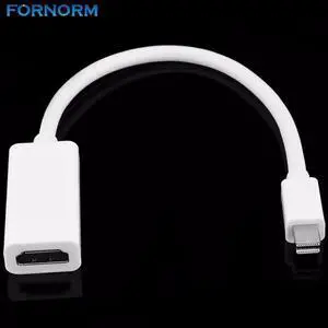 1Pcs Fornorm Male to Female Splitter Mini Displayport DP To DVI HDMI VGA Audio Adapter Display Port Cable 1080P