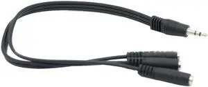 1Pcs 3.5mm Male Plug to 3X1/8" 3.5mm 3 Output Stereo Female Audio Splitter adapter Cable Stereo Jack Female