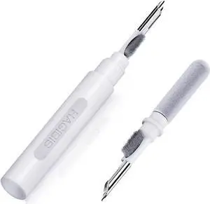 Cleaning Pen for Airpods Pro 1 2 Multi-Function Cleaner Kit Soft Brush for Bluetooth Earphones Case Cleaning Tools for Lego Huawei Samsung MI Earbuds (White)