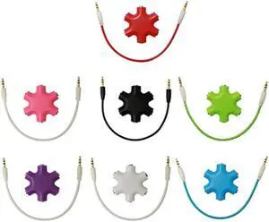1Pcs Headphone Audio Splitter Adapter 3.5mm Jack Male to Female Audio Cables Plug Music Share Output Aux Cables Converters