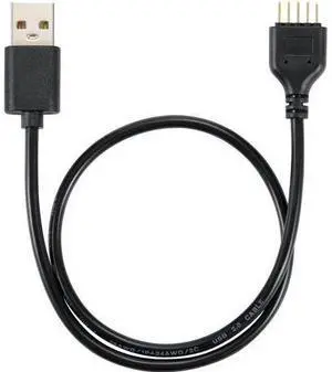 Motherboard USB 2.0 9-PIN to USB A Header Cable,USB 9PIN Header Extension Cable Adapter for USB Device