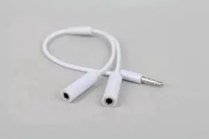 1Pcs Dinto 3.5mm jack 1 Male to 2 Female Headphone Stereo Earphone Headset Audio Splitter Adapter Cable For iPhone ipod Samsung