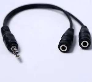 1Pcs 3.5mm Headphones Splitter Line One Male To Two Female Lovers Sharing Device Audio Adapter Earphone Divider 1 to 2