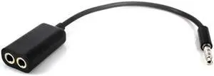 1Pcs 2 Way 3.5mm Stereo Audio Earphone Splitter Adapter AUX 1 to 2 Hub MP3 Music Sharing Cable for Speaker iPhone Xiaomi