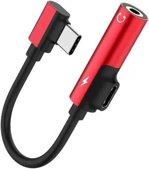 1Pcs Usb Type C To 3.5mm Jack TypeC Audio Splitter Headphone Cable Earphone Aux 3.5 Adapter Charger Usb c For Xiaomi Mi6 Mix2 Huawei