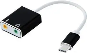 1Pcs Type C To 3.5mm Jack Earphone & Microphone USB C Splitter for HUAWEI Matebook Xiaomi USB3.1 Type C Audio Cable Adapter