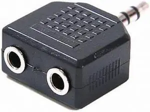 1Pcs 3.5mm Male to Dual 3.5mm Female Jack Audio Splitter Adapter for Speakers and Headphones