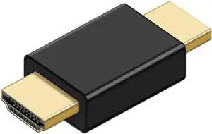 HD Adapter 4K/8K Compatible with HDMI 2Pack Female Male to Female Fully Shielded HD Connector (M to M Straight Head 4K)