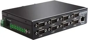 8 Ports RS232 RS485 RS422 to Ethernet TCP/IP Converter Multiple Serial Device Server Switch Modbus Gateway