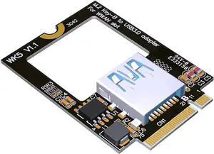 Wireless Network Card M.2 B Key to WiFi Converter USB 3.0 SSD NGFF 3042 Card 4G Slot for WWAN Slot