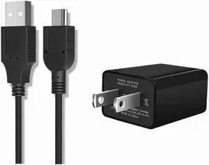 AC Power Charger & Cable Work for Texas Instruments TI-Nspire, TI Nspire CX, TI Nspire CX CAS, TI Touchpads, TI 84 Plus C, TI 84 Plus C Silver Edition (6ft/ Cable+Adapter)