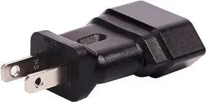US Outlet Converter 250V US Travel Plug Adapter Universal (EU to US plug adapter-2 holes)