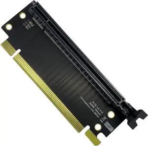 PCIE 4.0 X4 X8 to X16 Riser Card Converter PCB Adapter GEN4 Board for Graphics Card Network Card Capture Card and Other Standard PCIE Card (X16 90degree)