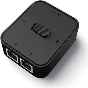 2 Port Ethernet Adapter Desktop Gigabit Network Switch 10 100 1000Mbps RJ45 Internet Splitter Ethernet Switcher LAN Switching 2 Port Ethernet Adapter Desktop Gigabit Network Switch 10 100 1000Mbps RJ45 Internet Splitter Ethernet Switcher LAN Switching