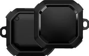 Premium Protection Case Cover Anti-Scratch Full-Body Slim for Samsung Galaxy Buds Live 2020 / Pro 2021 / Buds 2 (2021) (Black / Black)