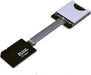MicroSD TF Extension Cable Micro SD Extender Express Extender Cord Linker TF Card Reader Adapter for SDHC SDXC UHS-I Stable No FPC Card Reading Test Line 104MB/s (10cm, B22SF)