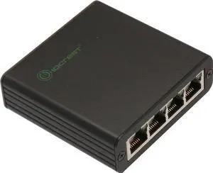 4 Port RJ45 Gigabit USB 3.0 Network Adapter NIC RTL8153 RealTek SY-HUB24047, Black