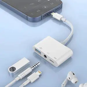 USB-C Hub, 4 Ports USB 3.0 Aluminum Data Hub, Up to 5 Gbps SuperSpeed USB Splitter Adapter for Desktop PC/Laptop, Phones, and More-Silver