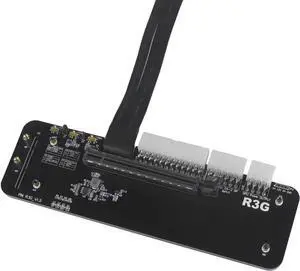 M.2 Key M NVMe External Graphics Card Stand Bracket 32Gbs PCIe3.0x4 R43SG Docking Station for ITX STX NUC VEGA64 GTX1080ti (R43SG-TU 50cm)