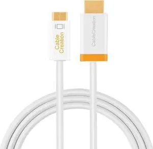 Mini-DVI to HDMI Adapter Cable, Mini DVI 6ft in White for Macintosh
