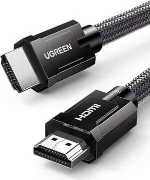 8K HDMI 2.1 Certified Cable 48Gbps Ultra High Speed 4K 120Hz HDMI Cable Durable Nylon Braided HDMI Cord Support Dynamic HDR eARC Compatible for PS5 Xbox One Nintendo Switch TV Roku 10 FT