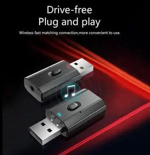 4 IN 1 Bluetooth Adapter USB Wireless Bluetooth Transmitter Receiver Music Audio For PC TV Car Hands- 3.5mm AUX Adapter