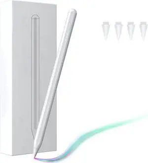 Stylus Pen for Apple iPad Pro/Air(2018-2022), 5 Minuts Get This Stylus Pencil for iPad Full Charged, A Substitute for Your Apple Pencil, with Tilt Bold Function, Palm Rejection & Magnetic Attach