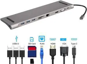 6 in 1 USB Type C Hub Hdmi PD Power Delivery Port 4 USB 3.0 Ports USB C Hub Adapter for Mac book Pro Thunderbolt 4 USB Charger 6 in 1 USB Type C Hub Hdmi PD Power Delivery Port 4 USB 3.0 Ports USB C Hub Adapter for Mac book Pro Thunderbolt 4 USB Charger