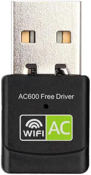 802.11ac 600Mbps Wireless USB Adapter Dual band Driver WiFi Dongle 2.4GHz 5.8GHz WiFi Network Card
