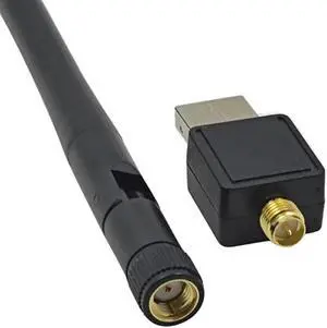 1200mbps 802.11n USB Ethernet Adapter Network Card Wi-fi Receiver 2.4GHz USB 2.0 Wireless Wifi Adapter With Antenna