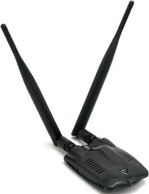 for Atheros AR9271 802.11 b/g/n 150Mbps USB Wireless WiFi Adapter with 2x 6dBi WiFi Antenna for Windows 7/8/10/Kali Linux