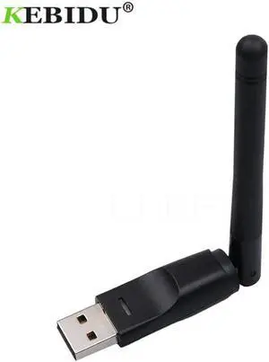 150Mbps USB WiFi Wireless Network Card Ralink RT5370 802.11 b/g/n LAN Adapter with rotatable Antenna for PC Laptop